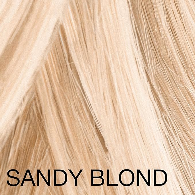 Mane Hair Building Fibers with a Seal and Shine finishing spray (Sandy Blonde)