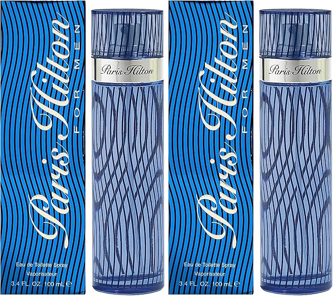 Paris Hilton Man Eau De Toilette, 3.4 Fl Oz | Pack of 2