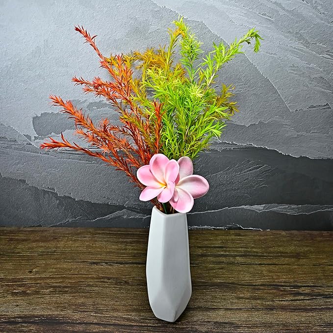 Pack of 2 Real Touch Flowers Hawaiian Flower Hair Clips Plumeria Hibiscus Hair Clips Handmade Hair Accessories for Beach Wedding Bridal Party Mother's Day Women Girls Holiday Gifts (c-817, 2pcs)