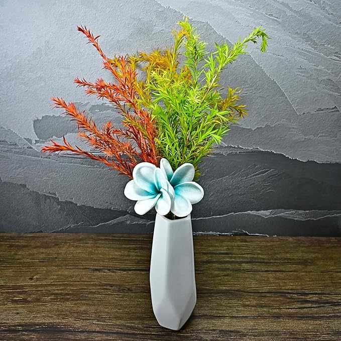 Pack of 2 Real Touch Flowers Hawaiian Flower Hair Clips Plumeria Hibiscus Hair Clips Handmade Hair Accessories for Beach Wedding Bridal Party Mother's Day Women Girls Holiday Gifts (c-827, 2pcs)