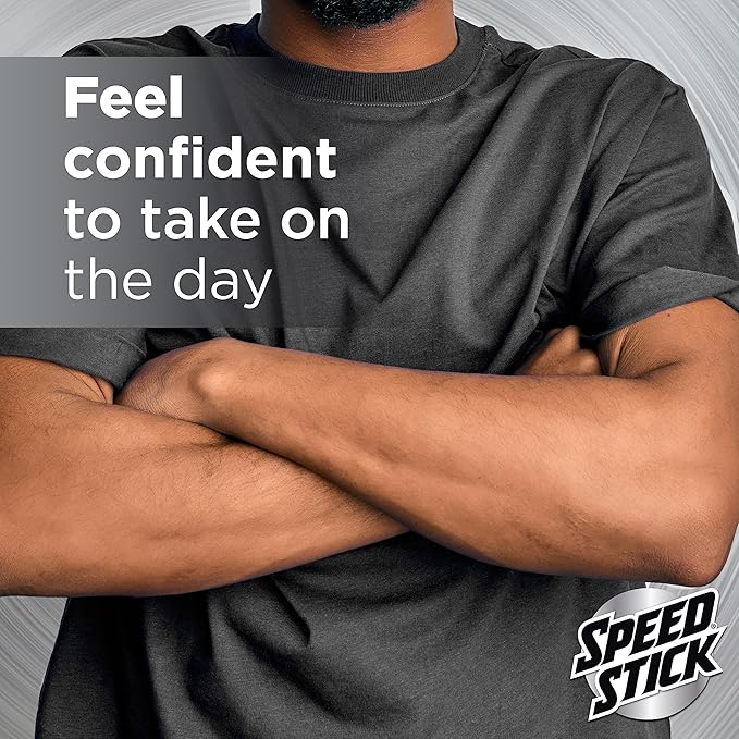 Speed Stick Men's Antiperspirant Deodorant, Unscented, 3 Ounce, 4 Pack