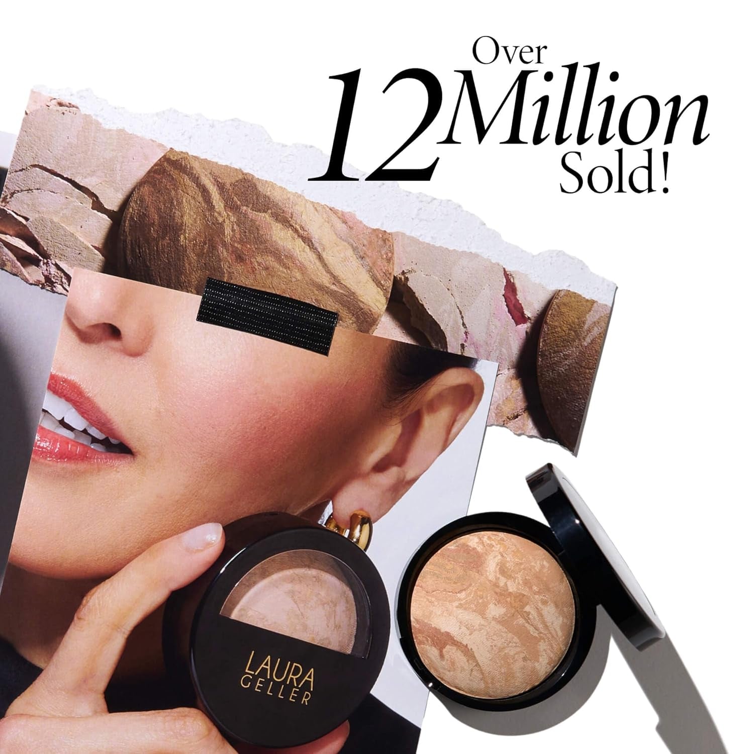 Award-Winning Baked Balance-N-Brighten Color Correcting Powder Foundation - Fair - Buildable Light to Medium Coverage - Demi-Matte Natural Finish